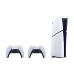Sony PlayStation 5 Slim Digital Edition (1TB SSD) - Two Controller Bundle - International Version (2023 Model)